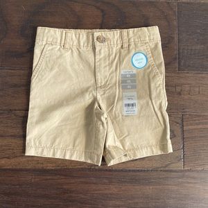 Brand new with tags! Carter’s Boys Khaki Shorts